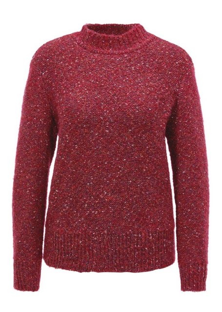 GOLDNER Strickpullover Kurzgröße: Strickpullover in Boucle Optik günstig online kaufen