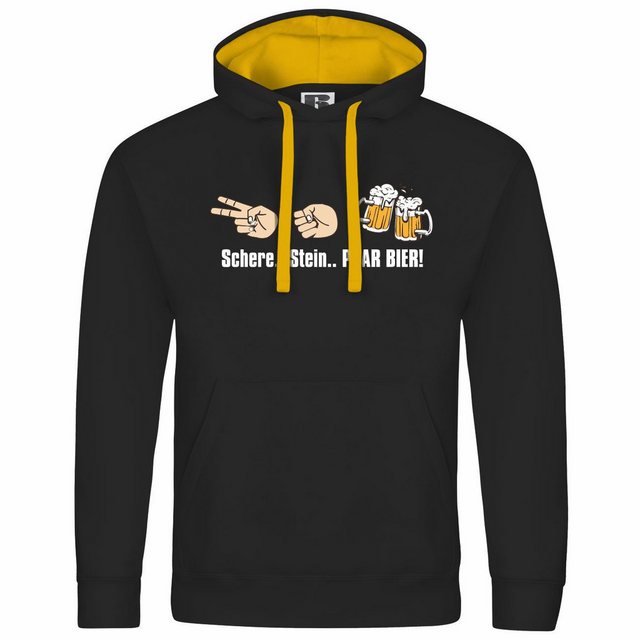 deinshirt Kapuzenpullover Herren Kapuzenpullover Schere Stein paar Bier Mit günstig online kaufen