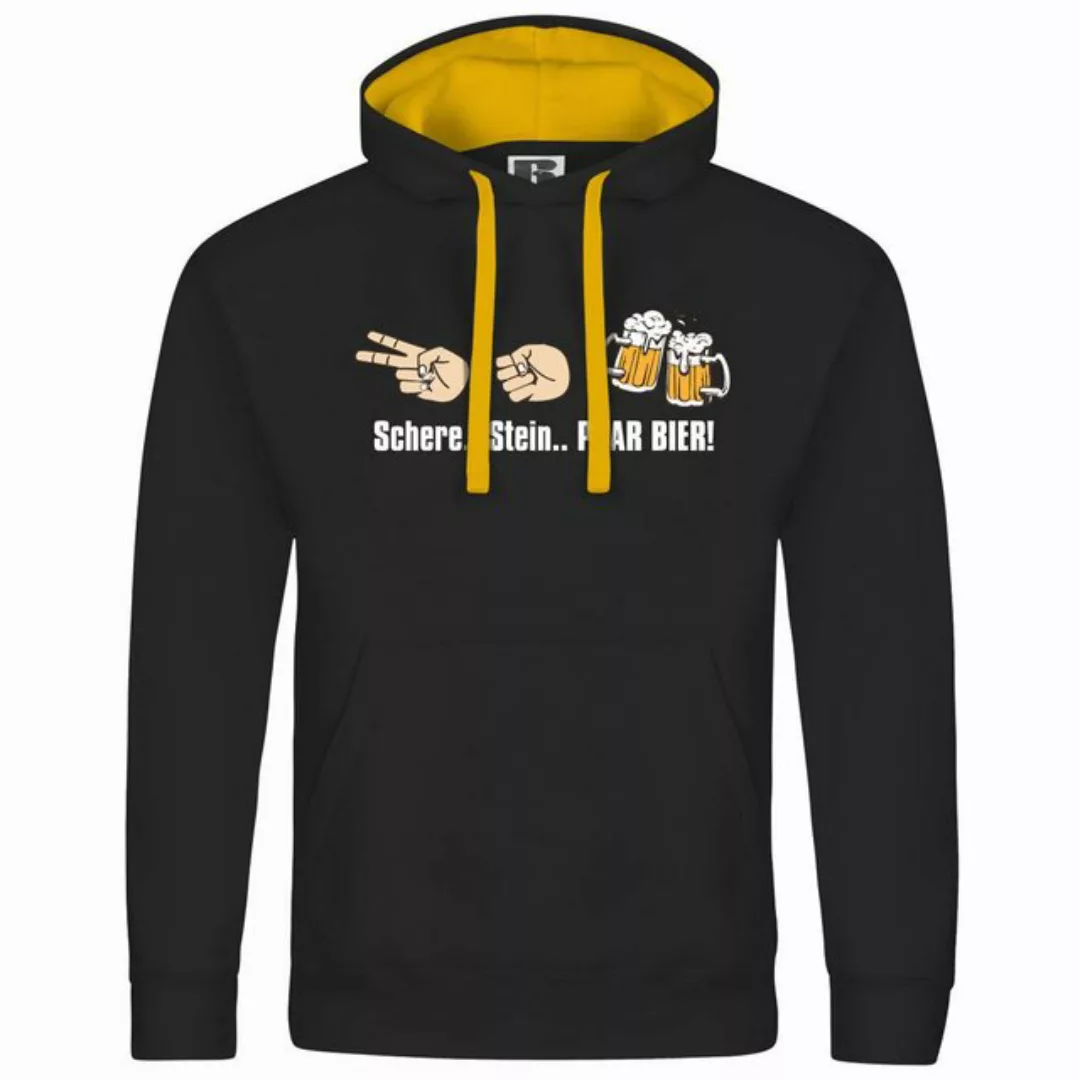 deinshirt Kapuzenpullover Herren Kapuzenpullover Schere Stein paar Bier Mit günstig online kaufen