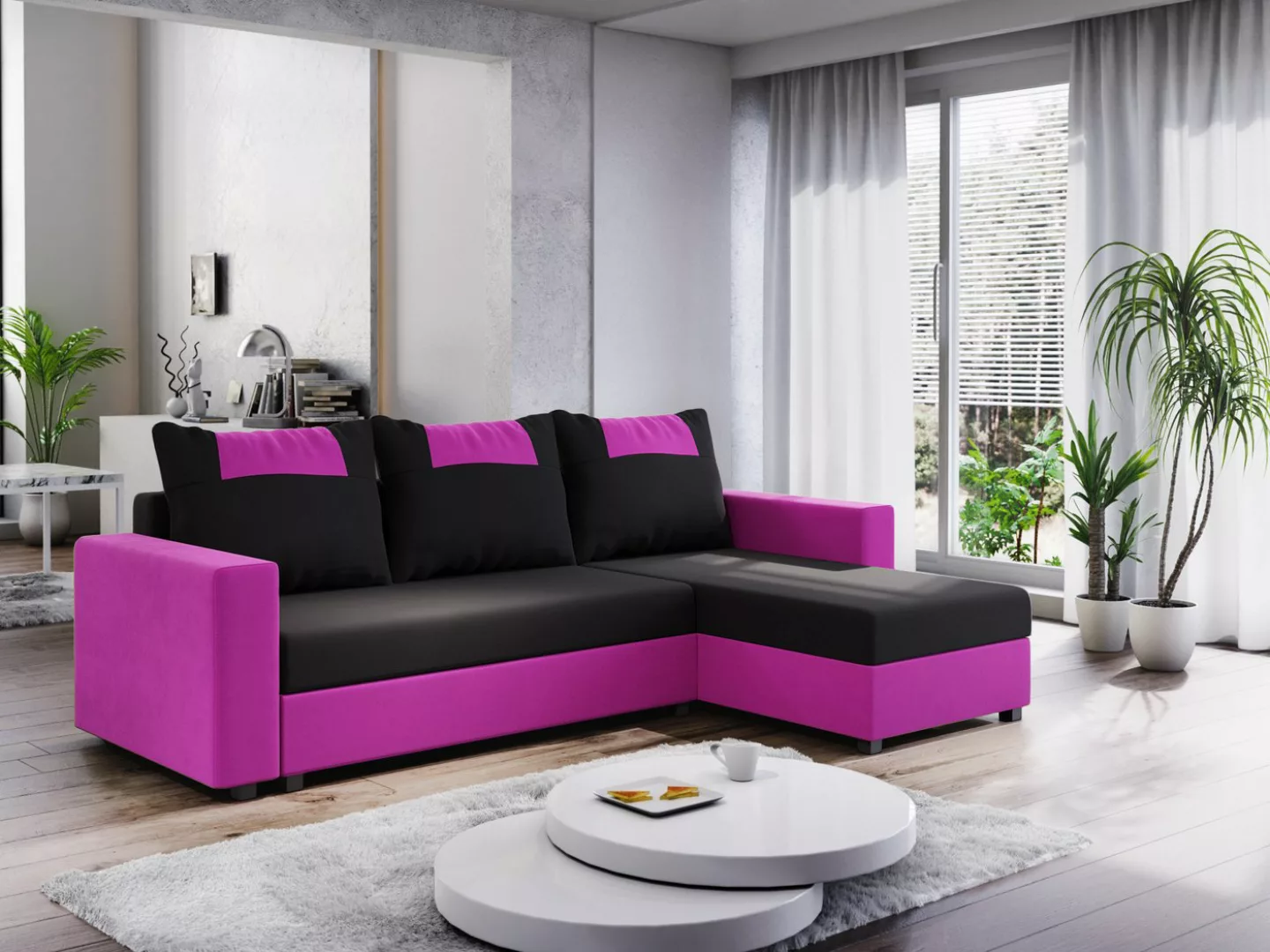 ALTDECOR Ecksofa STARI-BIS, Couch mit Schlaffunktion, Wohnzimmer - Wohnland günstig online kaufen