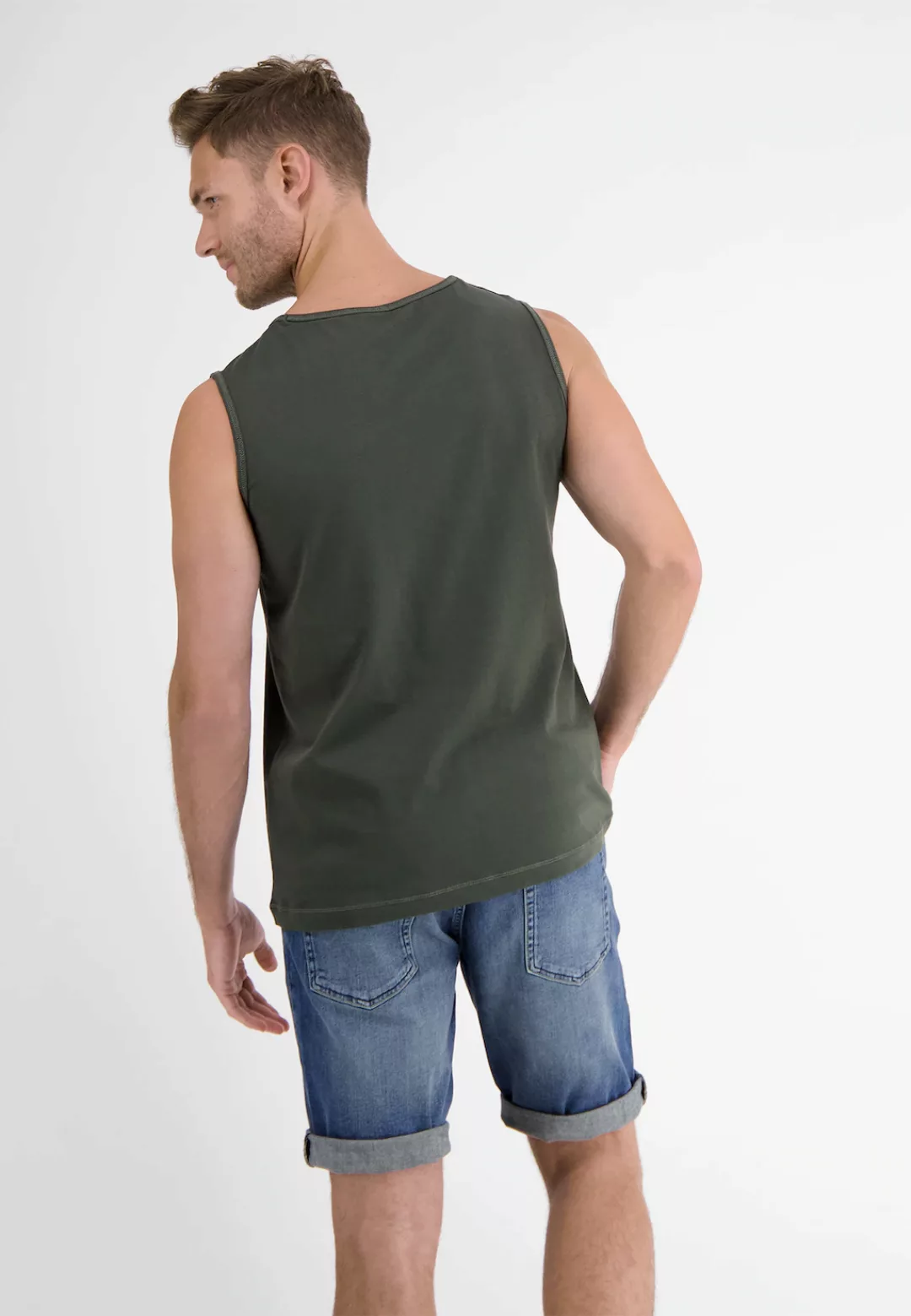 LERROS Muskelshirt "LERROS Tanktop mit Palmenprint" günstig online kaufen