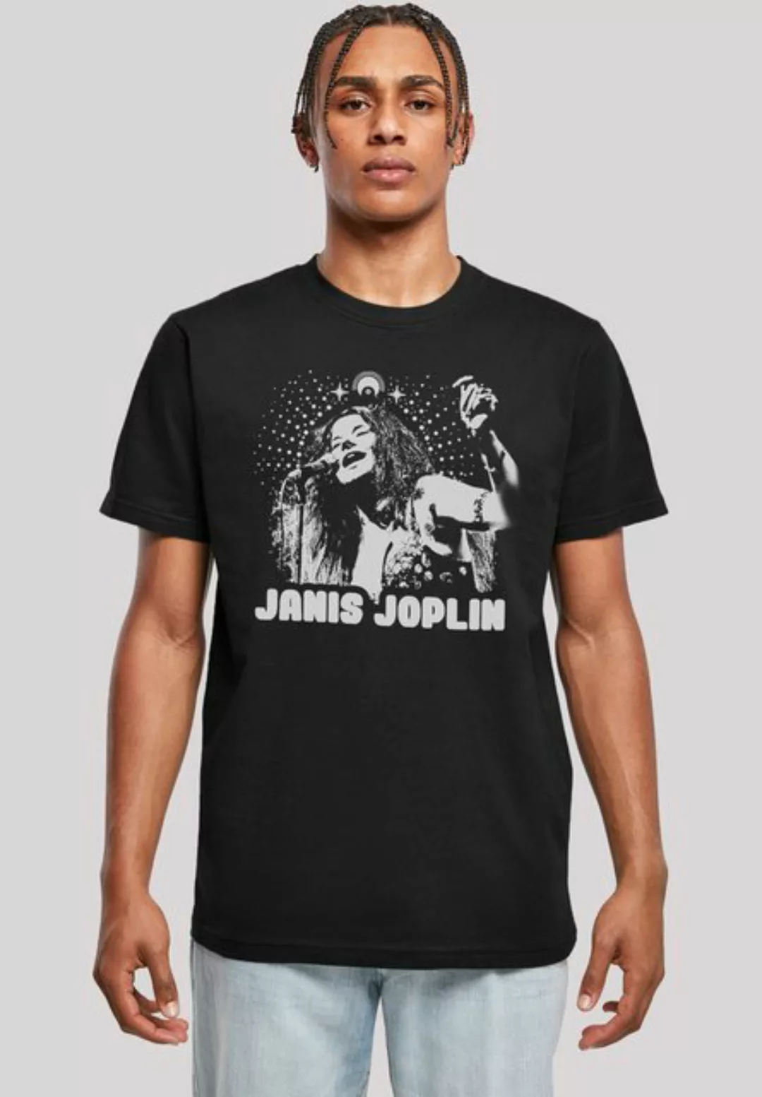 F4NT4STIC T-Shirt "Janis Joplin Spiritual Mono", Herren,Premium Merch,Regul günstig online kaufen