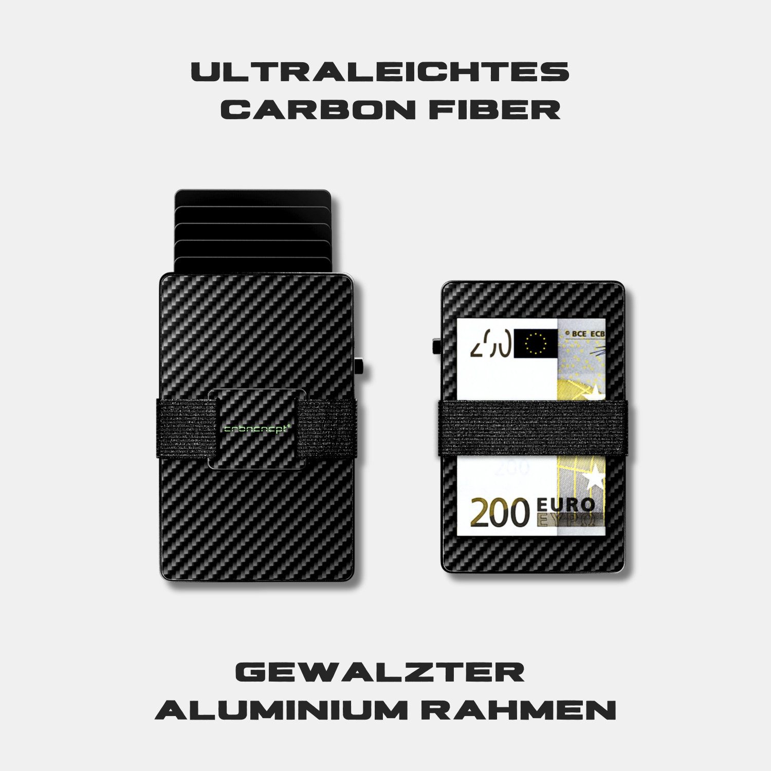 CRBNCNCPT Kartenetui Carbon Fiber Smart Kartenetui günstig online kaufen