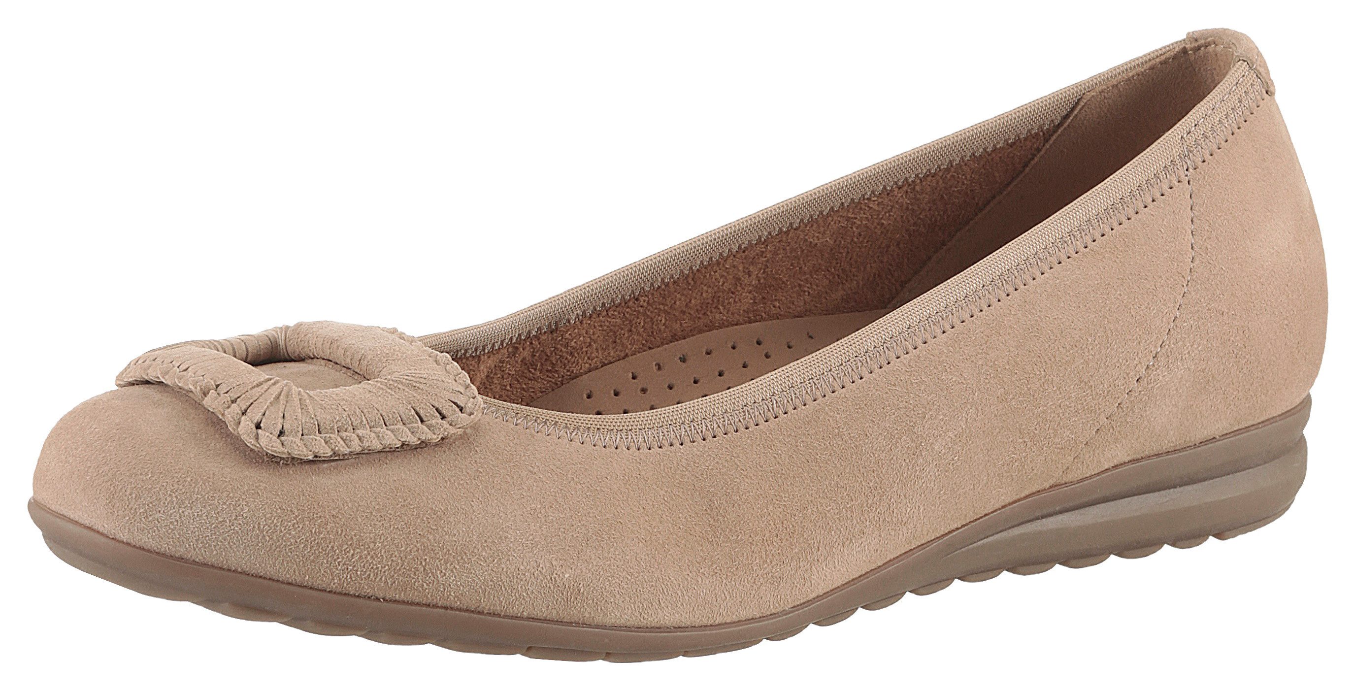 Gabor FLORENZ Ballerina, Bequemschuh, Businesschuh, Elastikeinfass, günstig online kaufen