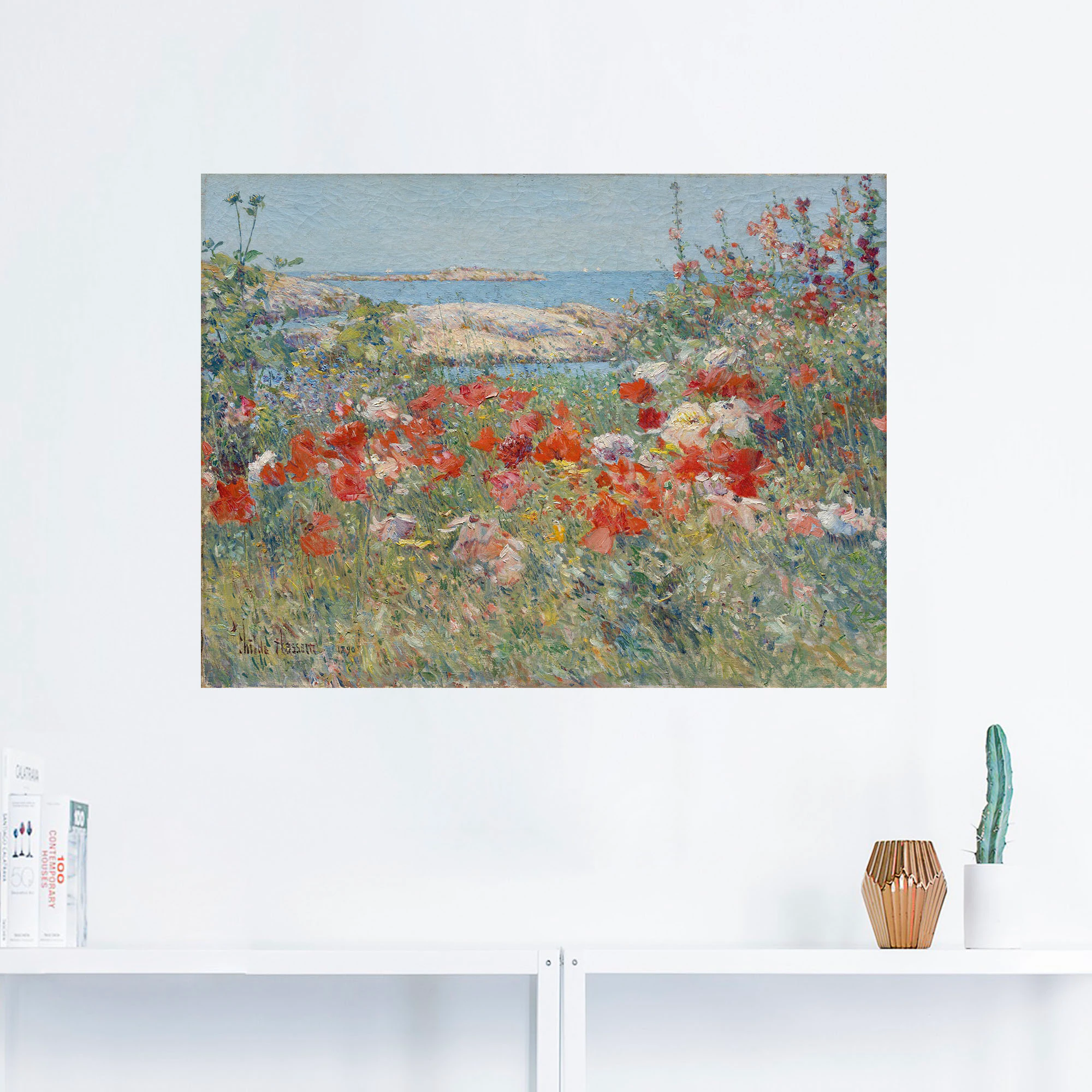 Artland Wandbild »Celia Thaxters Garten 1890.«, Blumenwiese, (1 St.), als L günstig online kaufen