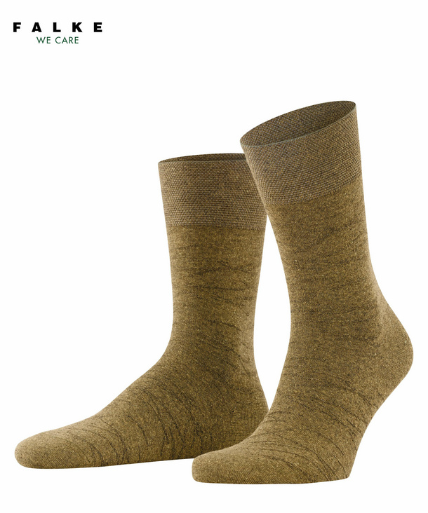 FALKE Sensitive Plant Soft Herren Socken, 39-42, Grün, Baumwolle, 12440-724 günstig online kaufen