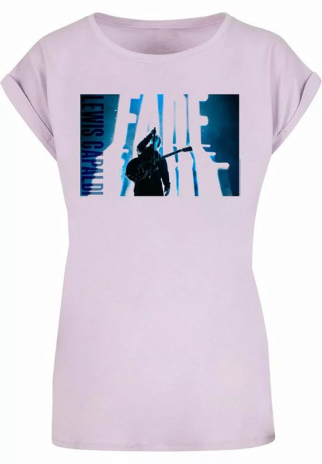 Merchcode T-Shirt Merchcode Damen Ladies Lewis Capaldi - Live Photo Fade T- günstig online kaufen