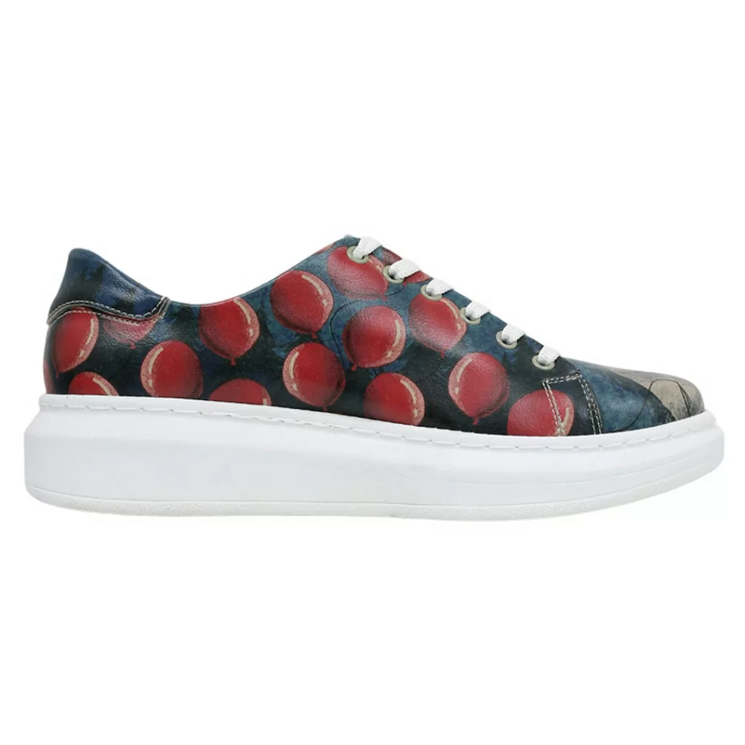 DOGO Plateausneaker "Damen Myra Bear With A Balloon Vegan Damen Sneaker / F günstig online kaufen