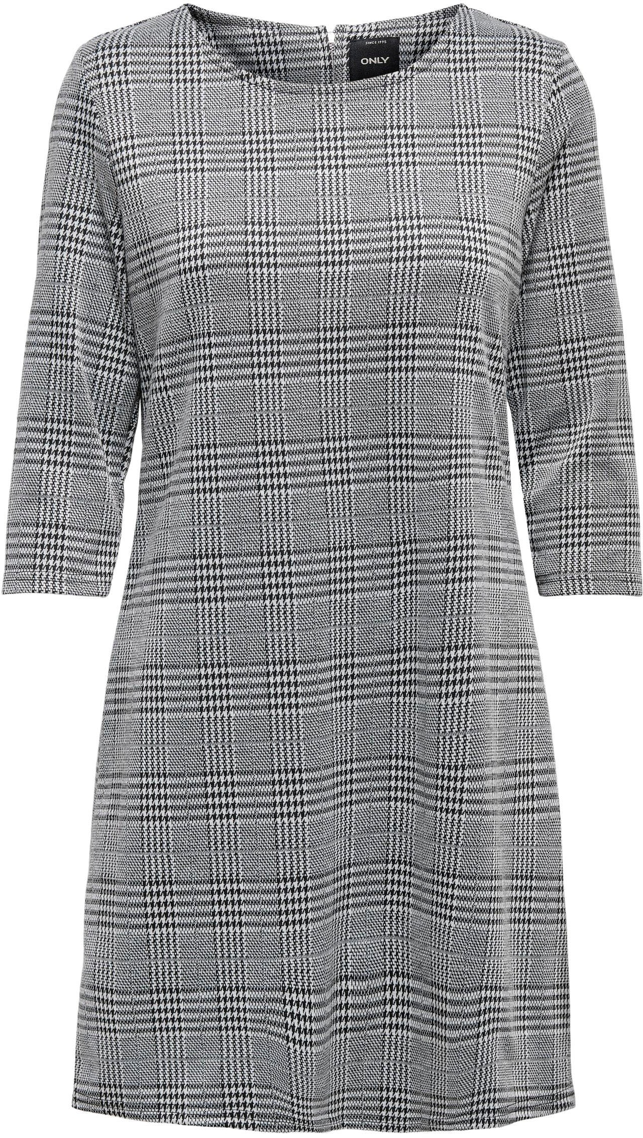 ONLY Jerseykleid ONLBRILLIANT 3/4 CHECK DRESS günstig online kaufen