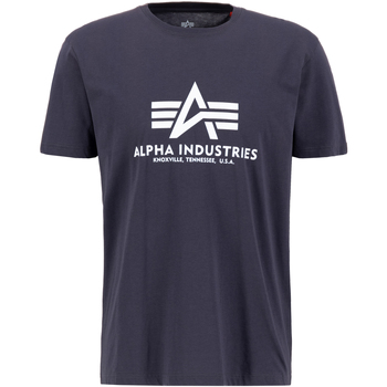 Alpha Industries  T-Shirts & Poloshirts Basic T-Shirt BL - iron grey günstig online kaufen