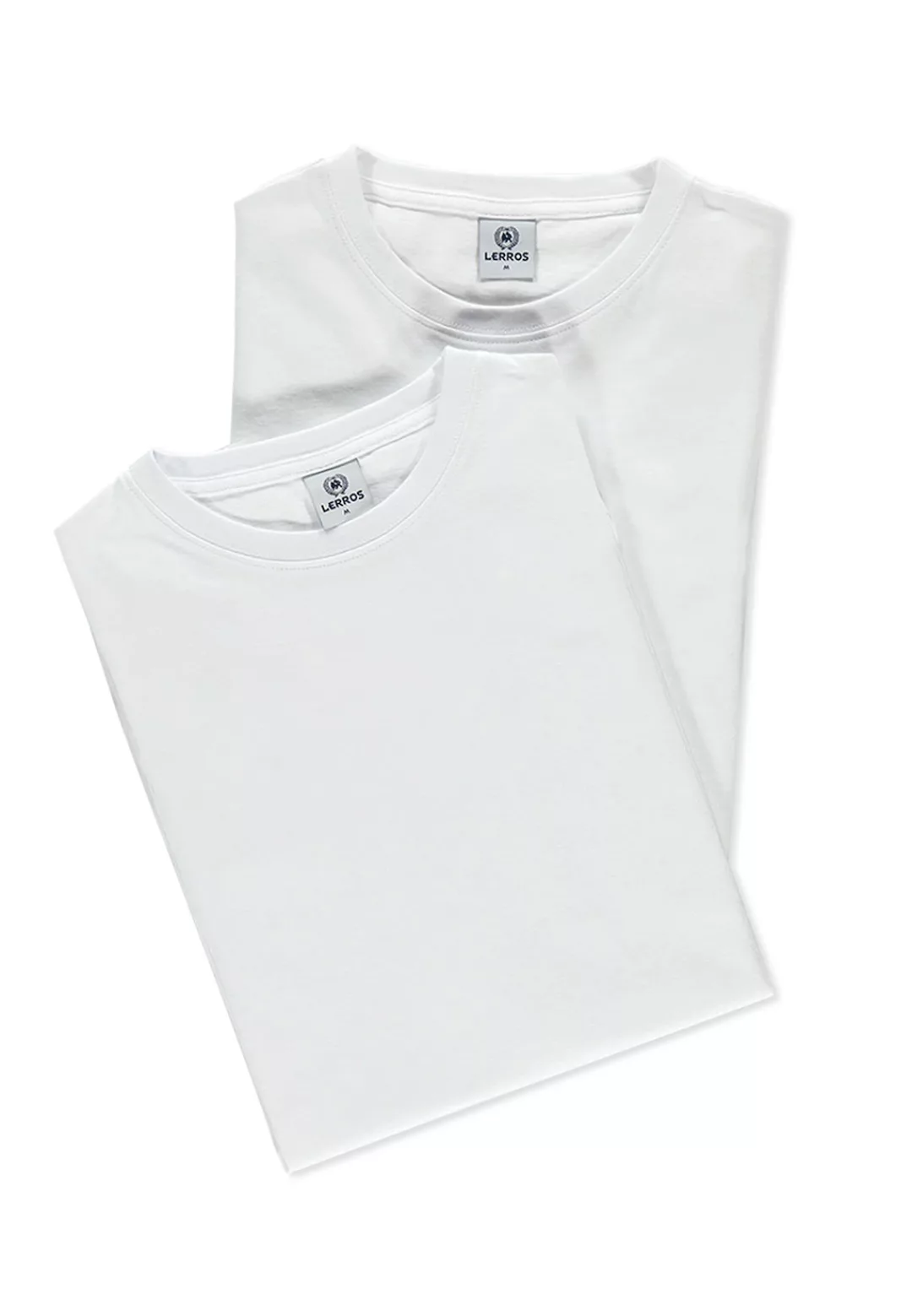 LERROS T-Shirt "LERROS Rundhals Doppelpack T-Shirt in Premium Baumwollquali günstig online kaufen