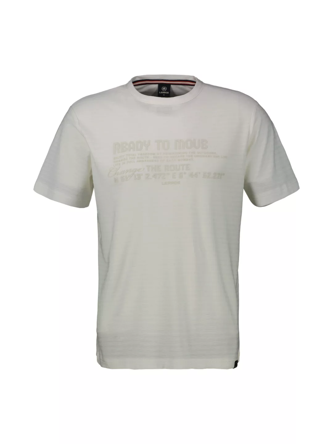 LERROS T-Shirt "LERROS T-Shirt in Strukturqualität" günstig online kaufen