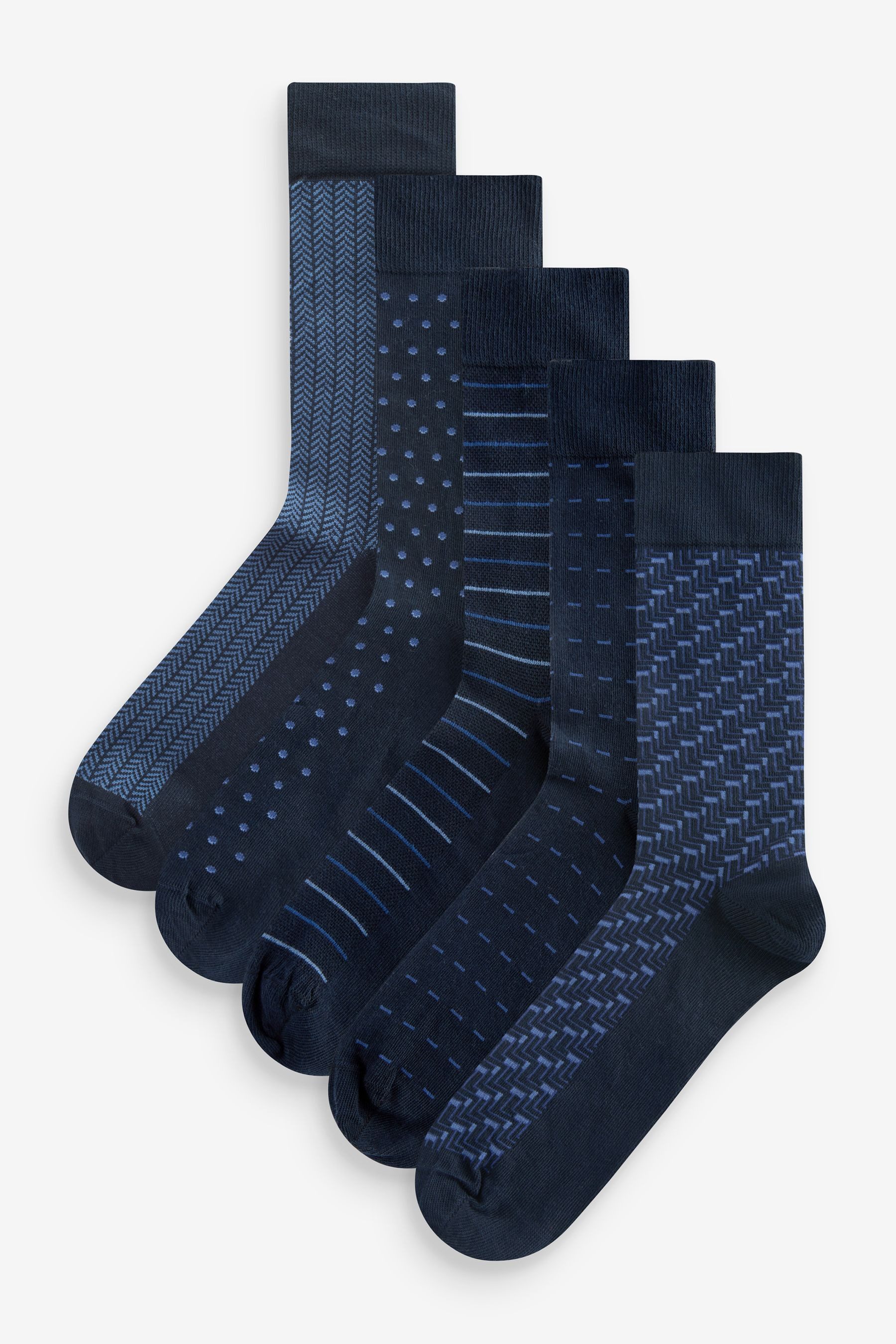 Next Kurzsocken Gemusterte Socken, 5er-Pack (5-Paar) günstig online kaufen