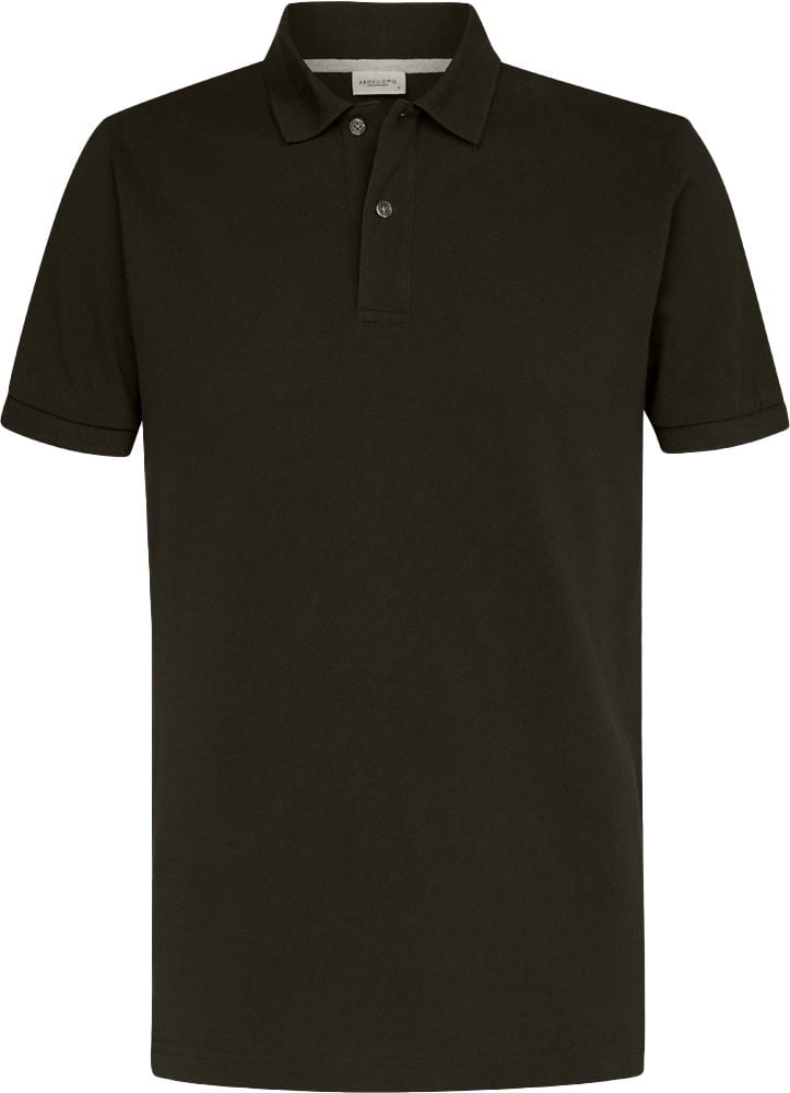 Profuomo Piqué Poloshirt Army Grün - Größe S günstig online kaufen