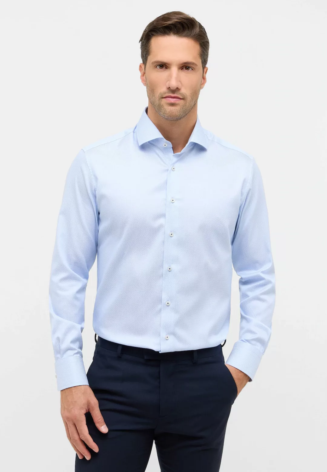 Eterna Langarmhemd "MODERN FIT", NON IRON (bügelfrei) günstig online kaufen