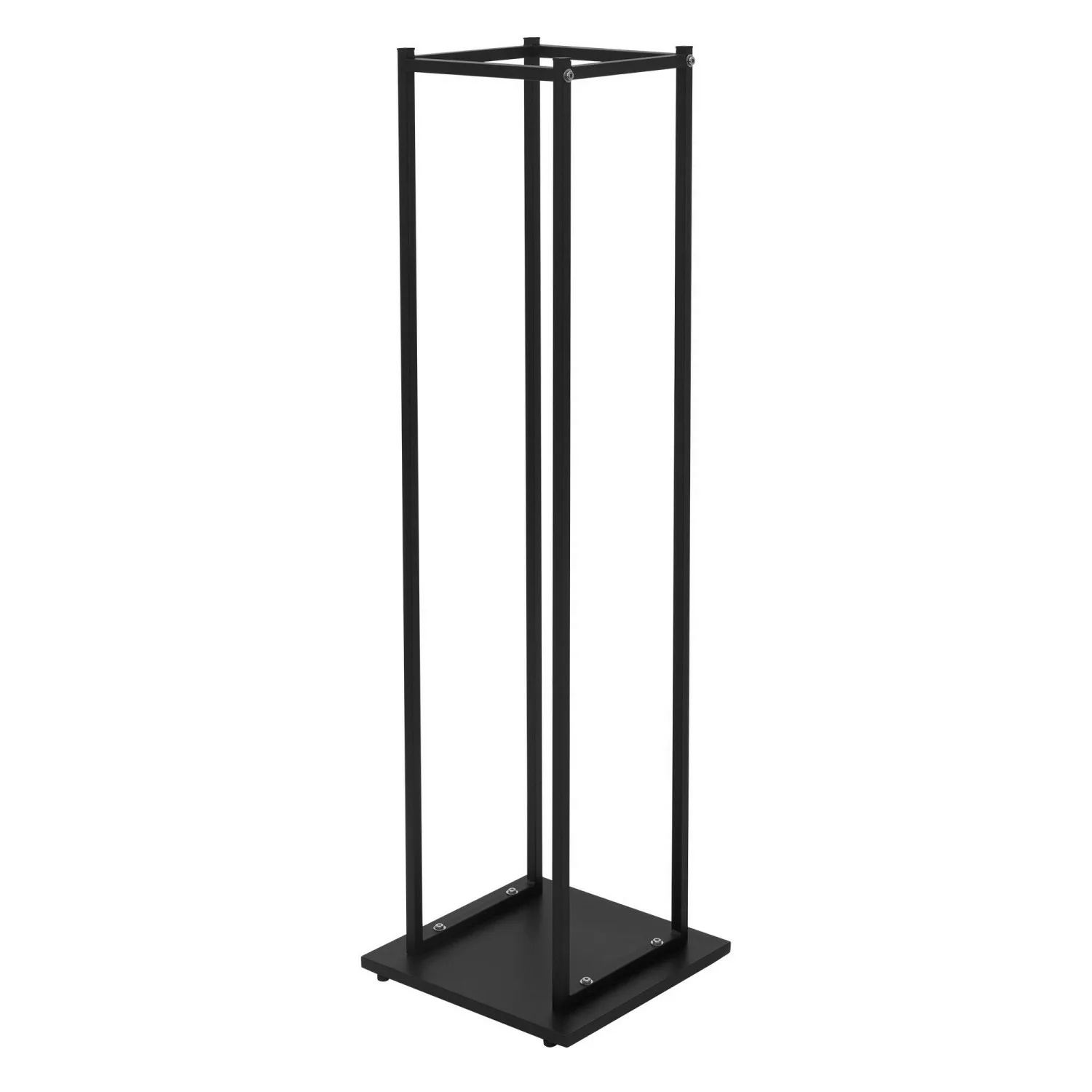 ML-Design Kaminholzregal 33 x 115 x 33 cm Rechteckig Schwarz Metall Innen/A günstig online kaufen