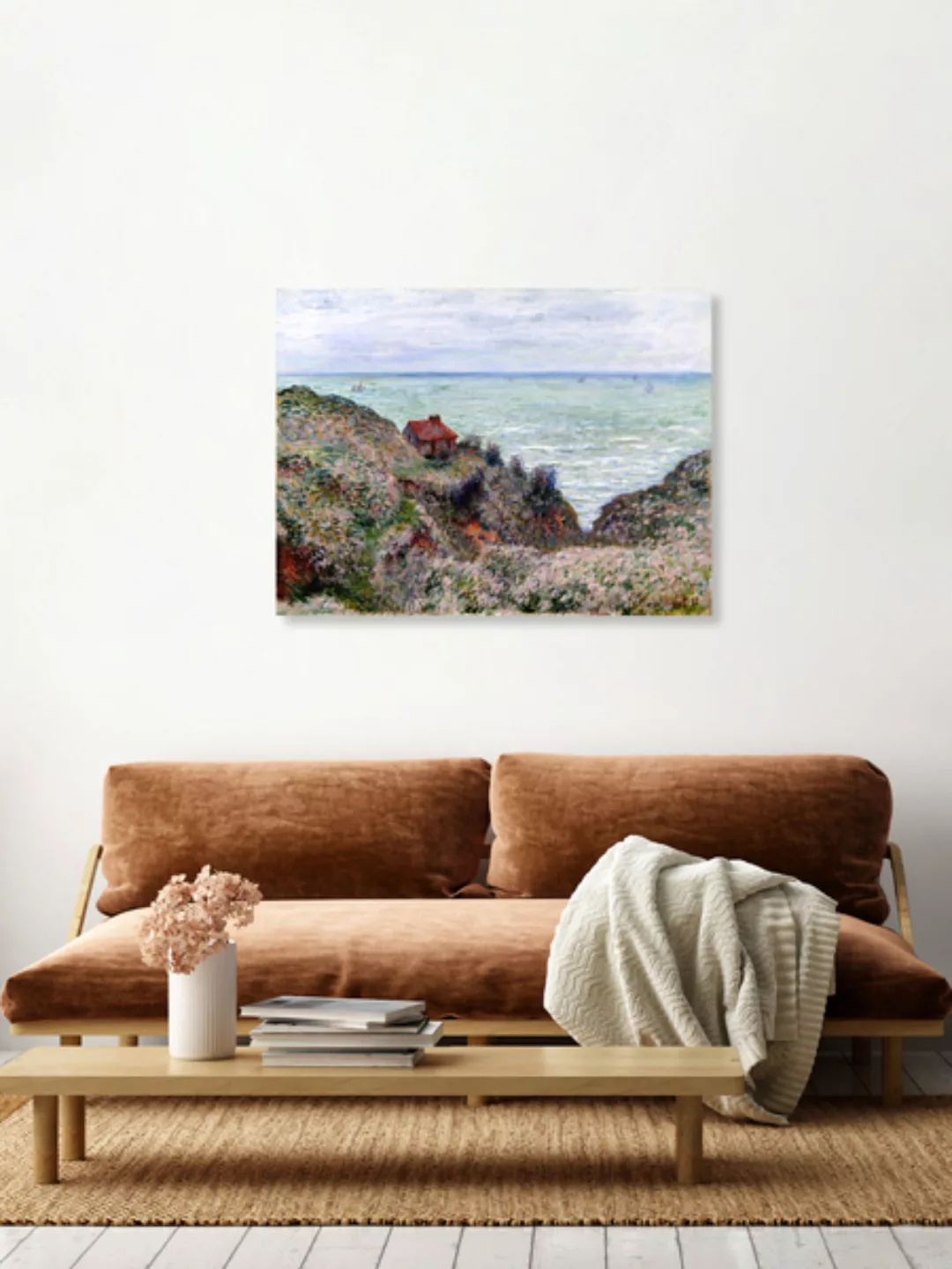 Poster / Leinwandbild - Claude Monet: Hütte Der Zollwache günstig online kaufen