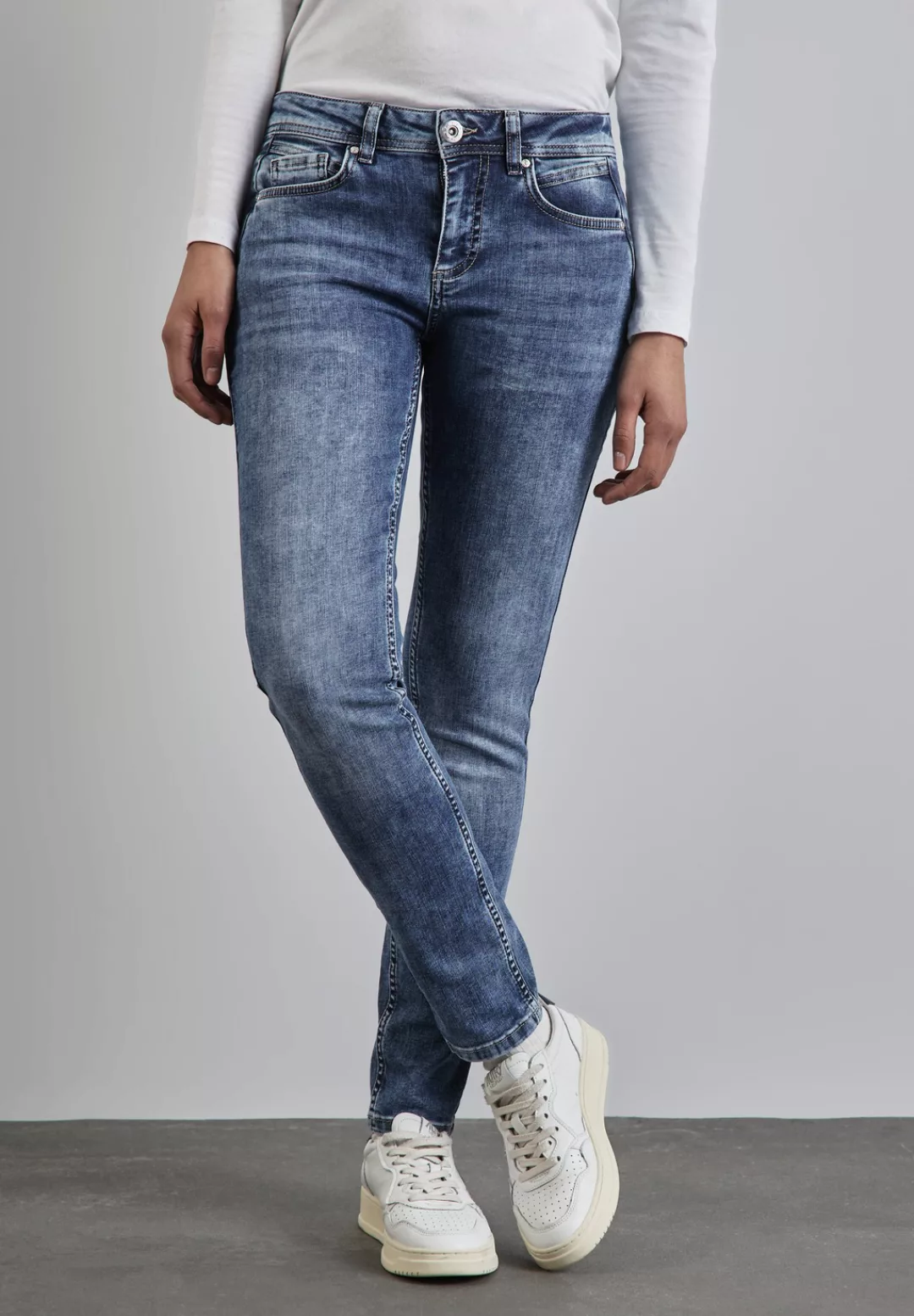 STREET ONE Comfort-fit-Jeans, Middle Waist günstig online kaufen