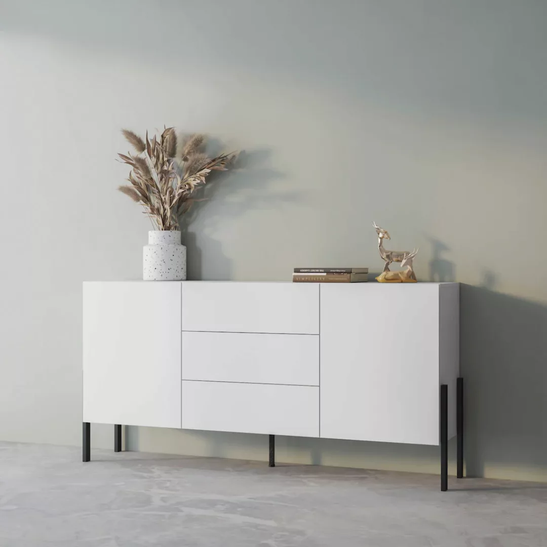 INOSIGN Sideboard "Jukon, Breite 150 bzw.180 cm, moderne grifflose Kommode" günstig online kaufen