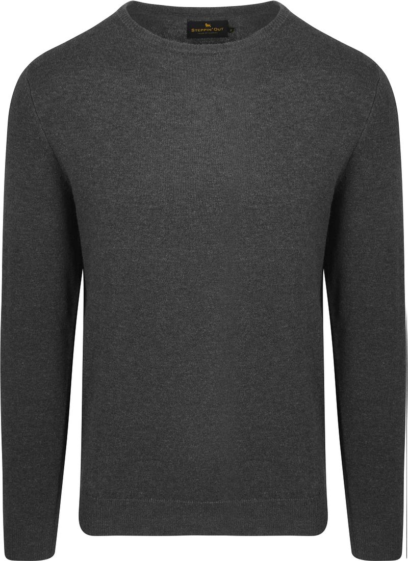 Steppin' Out Pullover Merinowolle Anthrazit - Größe XXL günstig online kaufen