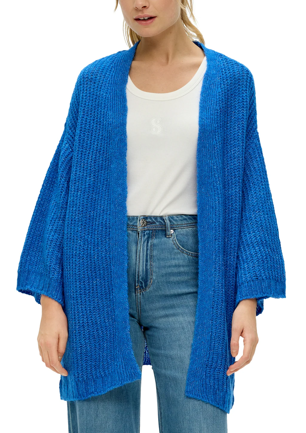 s.Oliver Cardigan, in Woll-Optik und 3/4 Arm günstig online kaufen