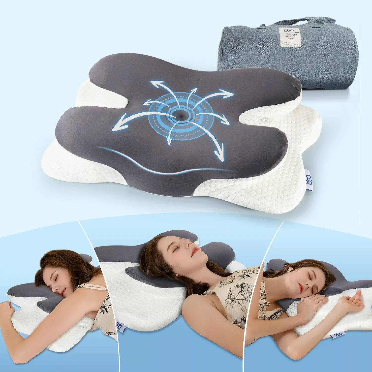Esun Kopfkissen Memory Foam Kissen Kopfkissen, günstig online kaufen