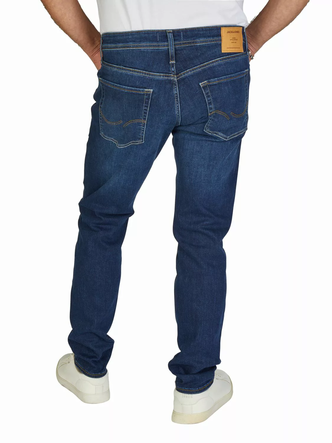 Jack & Jones Straight-Jeans Herren Jeanshose JJICLARK Straight Fit Denim Ho günstig online kaufen