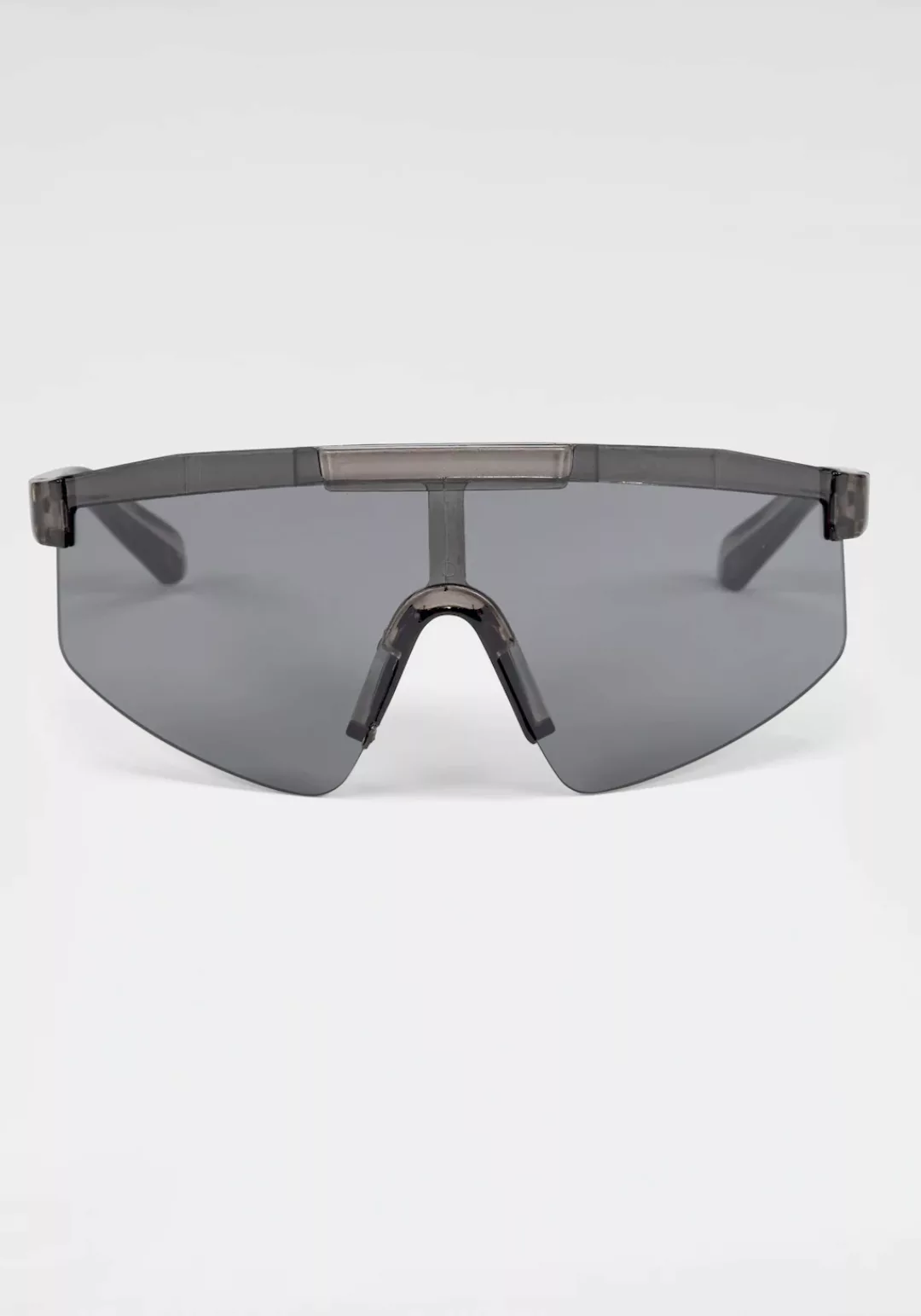 BACK IN BLACK Eyewear Sonnenbrille, Stylische Sportbrille mit weissem Rahme günstig online kaufen