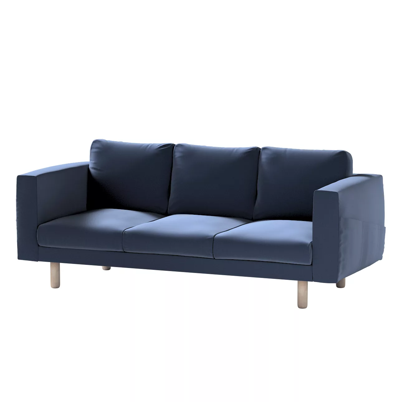 Bezug für Norsborg 3-Sitzer Sofa, dunkelblau, Norsborg 3-Sitzer Sofabezug, günstig online kaufen