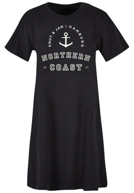 F4NT4STIC Shirtkleid "Northern Coast Nordsee Knut & Jan Hamburg", Print günstig online kaufen