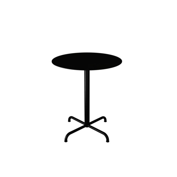 Pico Cafe-Tisch Outdoor Quadratisch Schwarz Rund Ø 64 cm günstig online kaufen