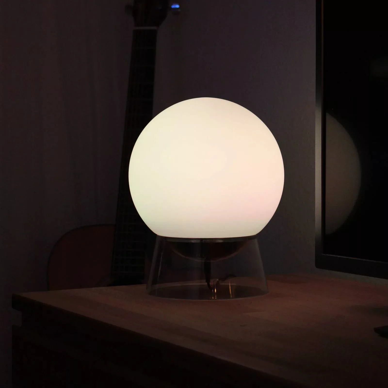 LED-Dekokugel Globe mit RGBW-Farbwechsel, weiß günstig online kaufen