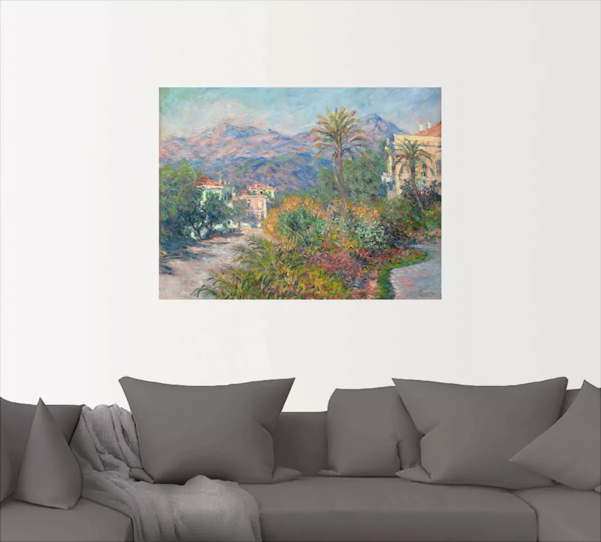 Artland Wandbild "Strada Romana in Bordighera. 1884", Europa, (1 St.), als günstig online kaufen