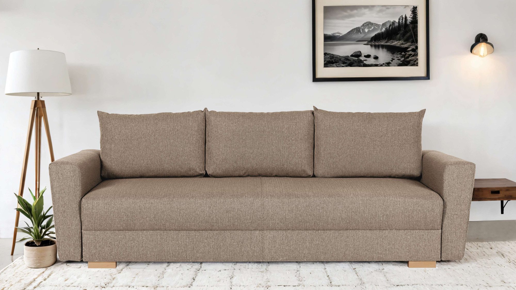 INOSIGN 3-Sitzer "MAGHERA Schlafsofa mit Bettkasten, in hochwertiger Verarb günstig online kaufen