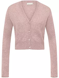 Strickjacke V-Ausschnitt include rosé günstig online kaufen