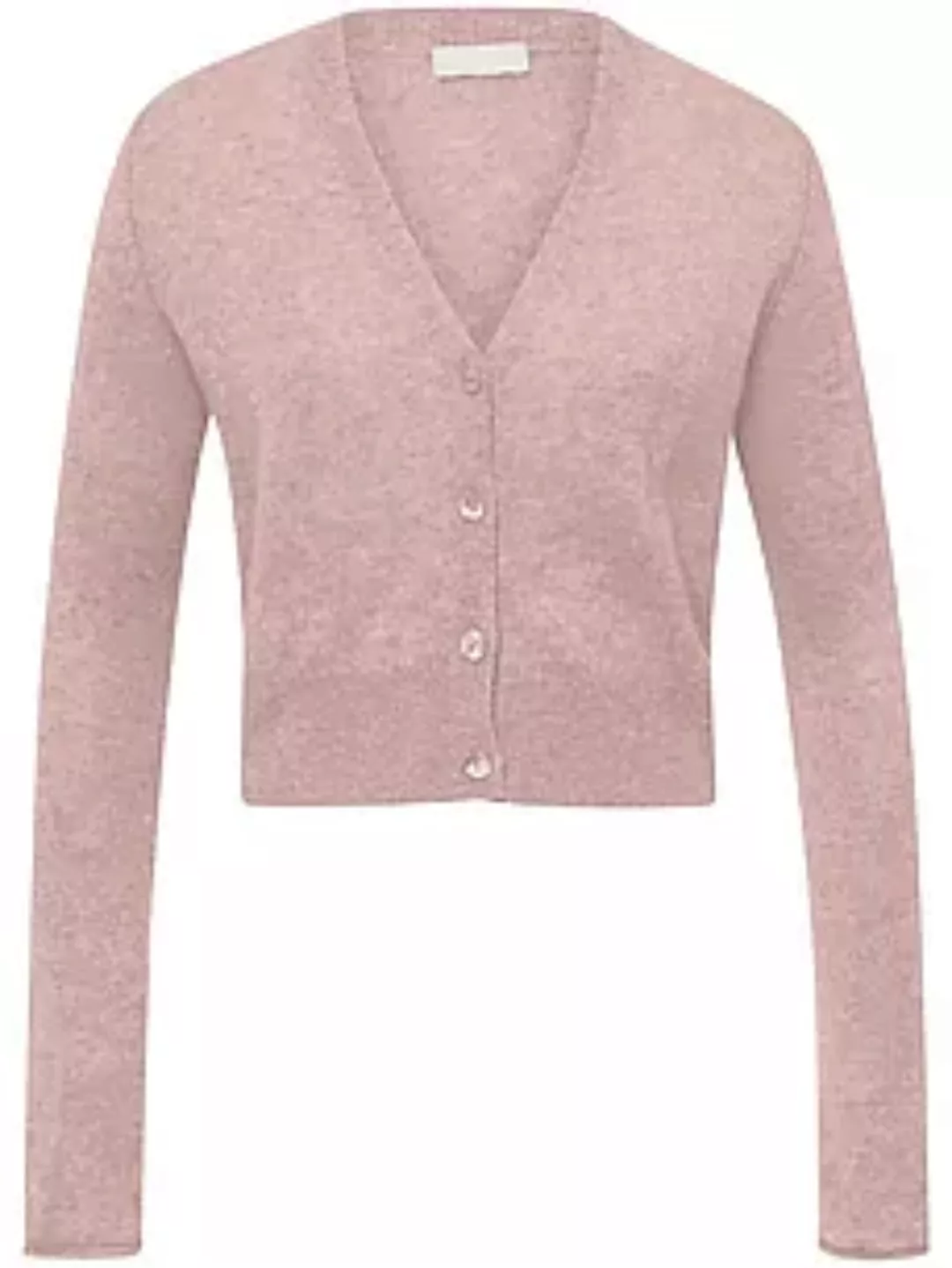 Strickjacke V-Ausschnitt include rosé günstig online kaufen