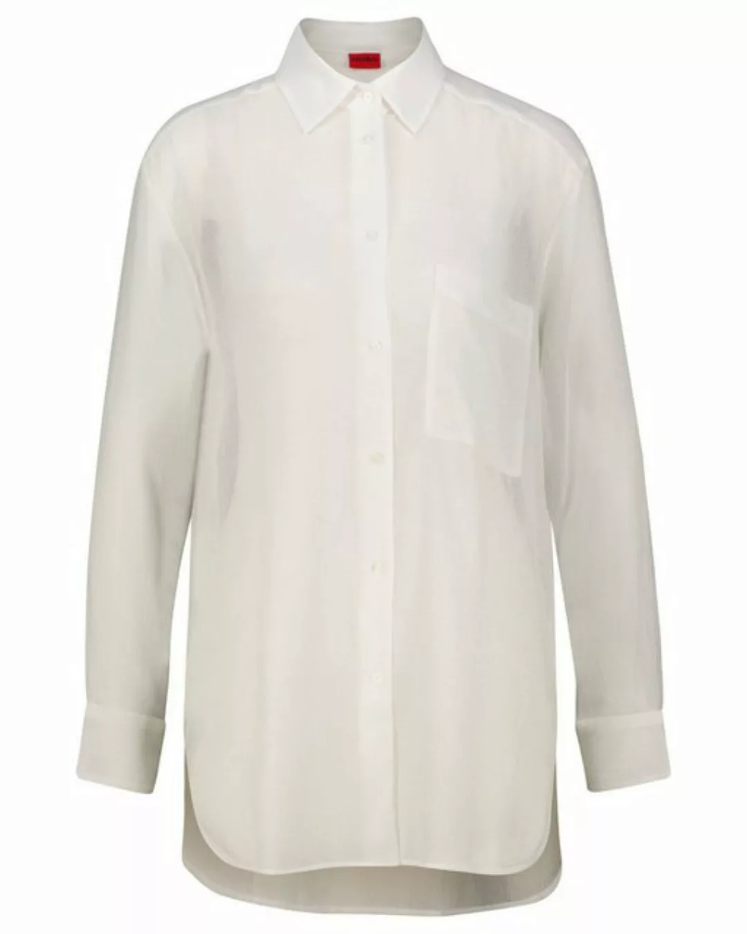 HUGO Klassische Bluse Damen Bluse ELODINA Oversized Fit (1-tlg) günstig online kaufen