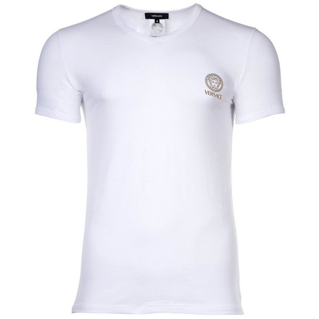 Versace T-Shirt Herren T-Shirt - TOPEKA, Unterhemd, V-Ausschnitt, (Packung, günstig online kaufen