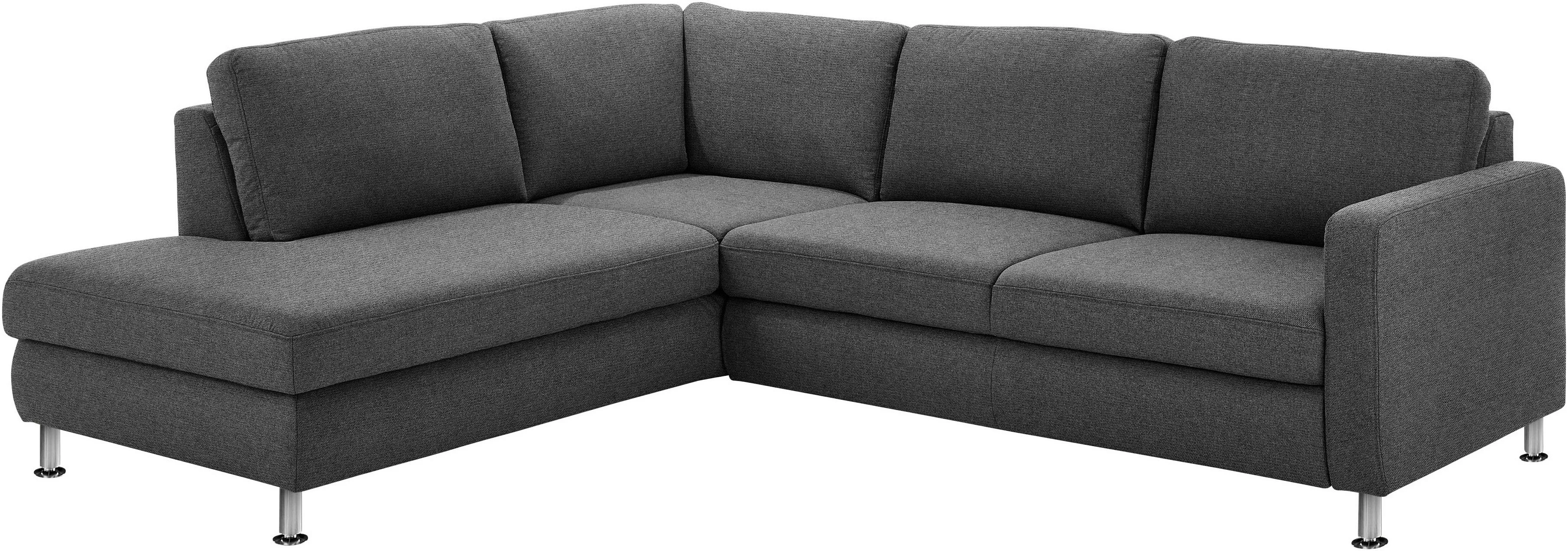 Die PlanBar Ecksofa "MP-IN19027 L-Form", wahlweise mit Bettfunktion, mit Ka günstig online kaufen