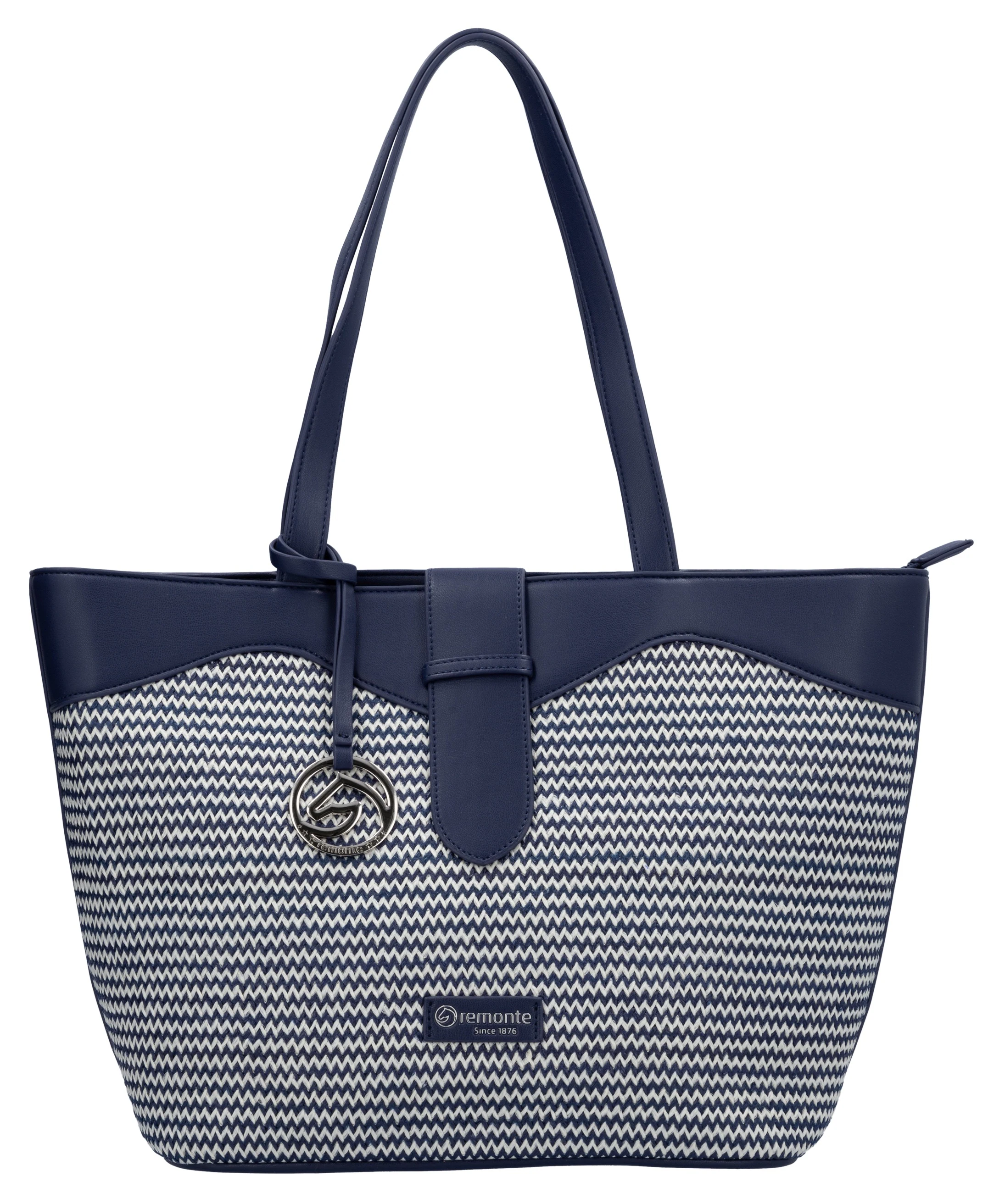 Remonte Shopper, Damen-Henkeltasche, Schultertasche mit Logo-Anhänger günstig online kaufen