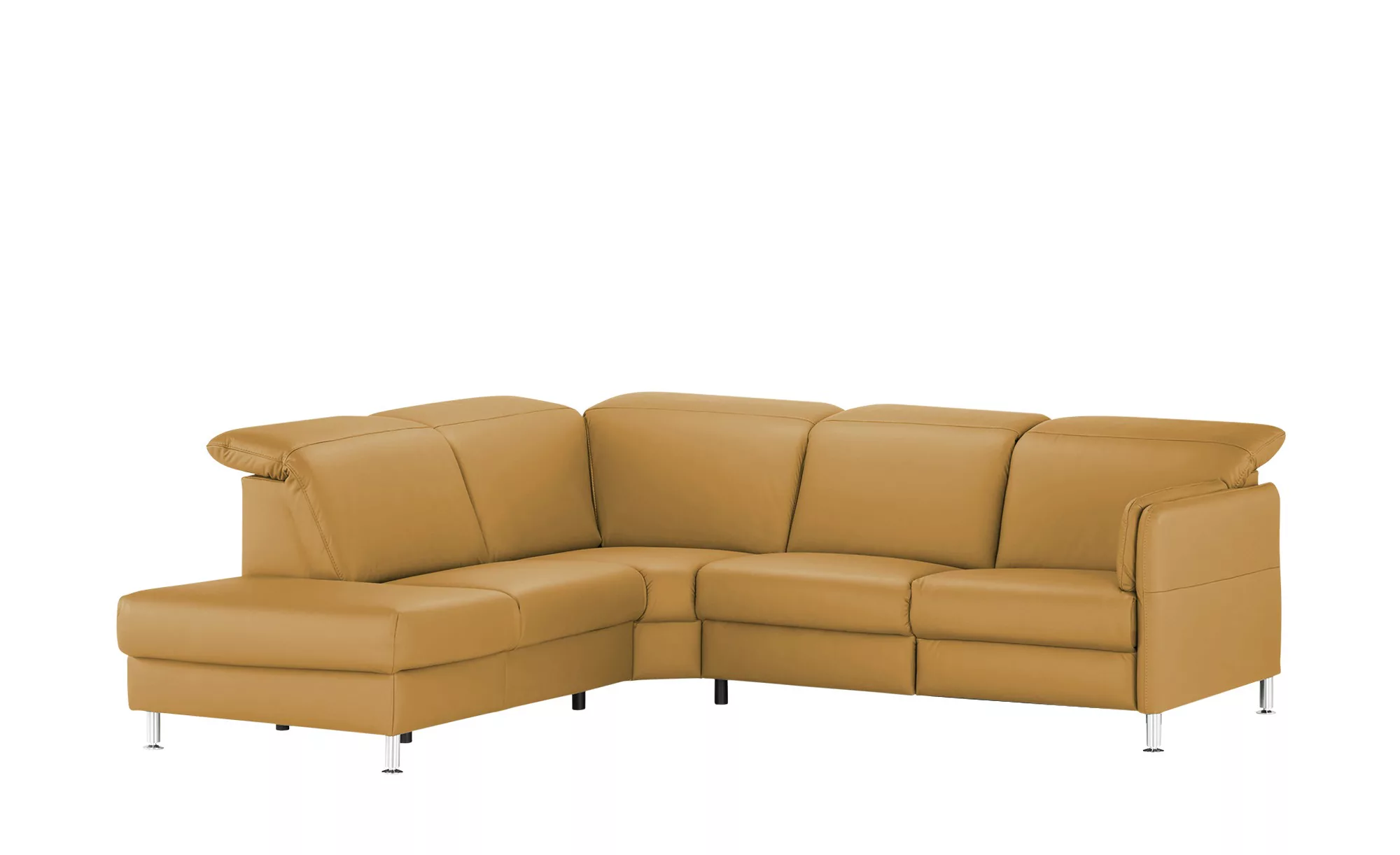 meinSofa Leder-Ecksofa  Leon ¦ gelb ¦ Maße (cm): B: 259 H: 83 T: 236.0 Pols günstig online kaufen