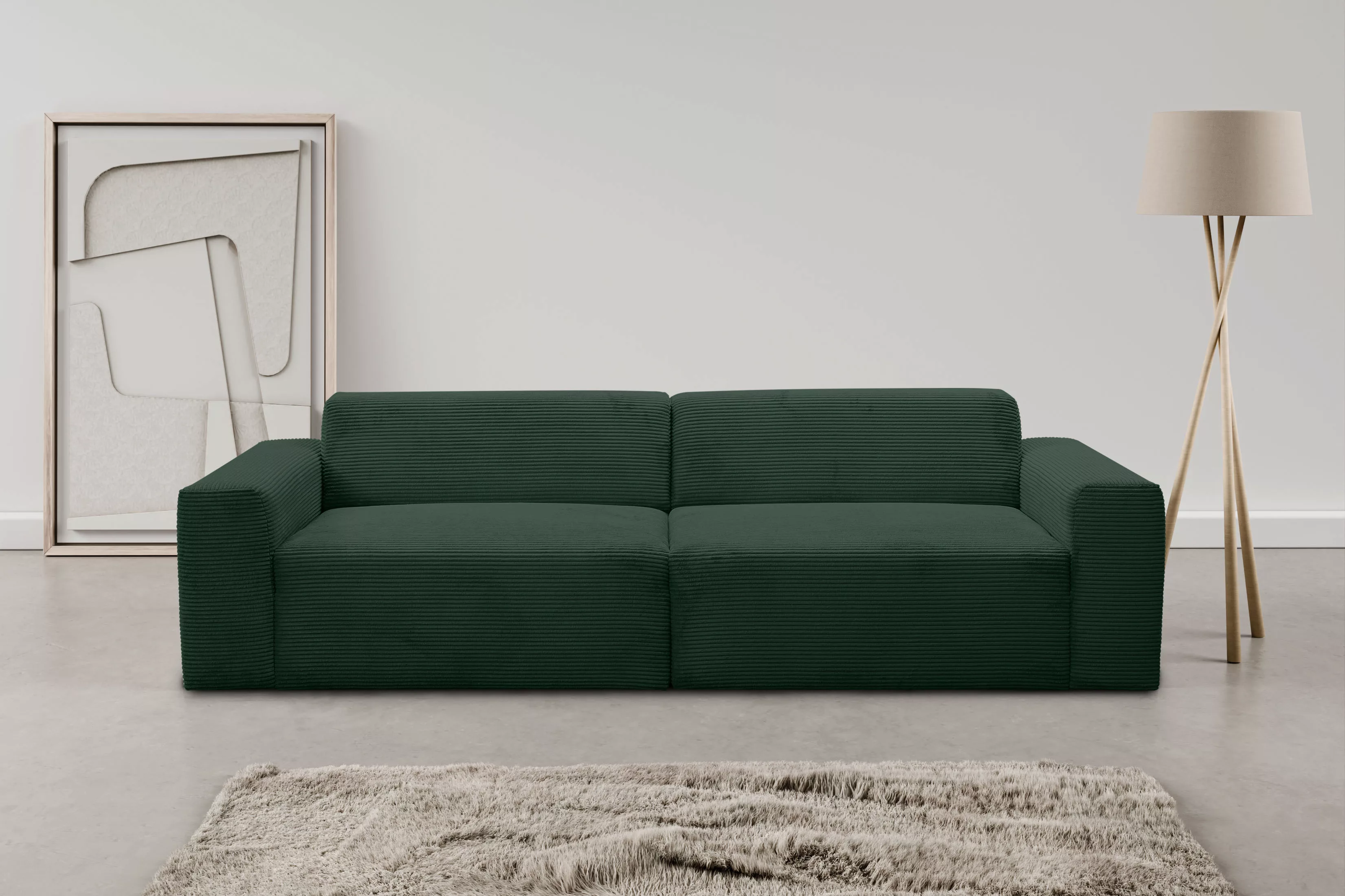 WERK2 Sofa »Zeus 3-Sitzer, Big-Sofa, Breite 256cm, Tiefe 105cm, modern und günstig online kaufen