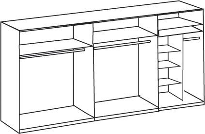 Wimex Schwebetürenschrank "Bern Schiebetürenschrank TOPSELLER", Schrank mit günstig online kaufen