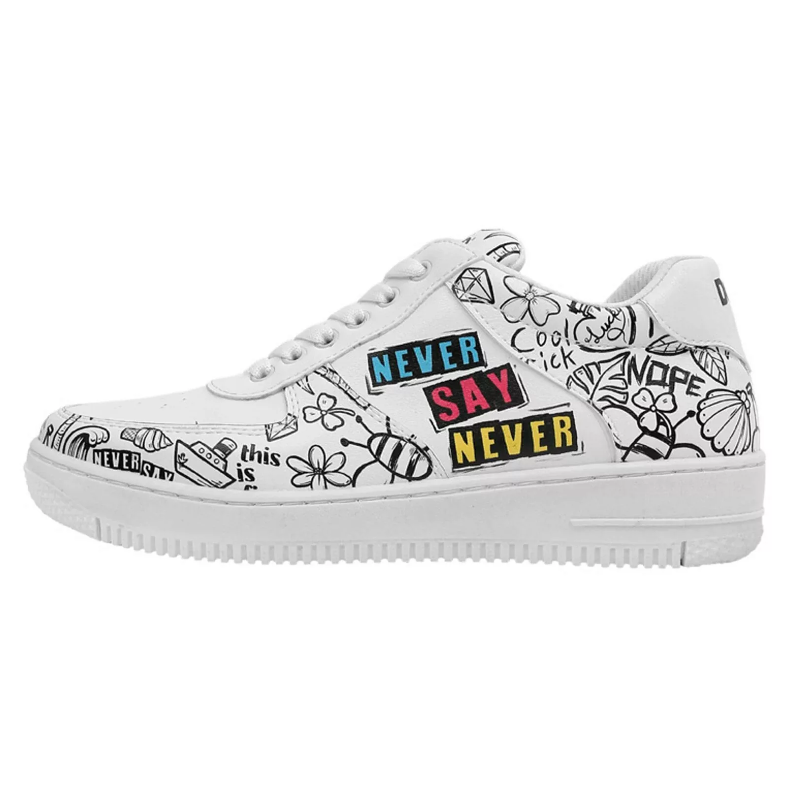 DOGO Sneaker "Damen Dice Sneakers Never Say Never Vegan Damen Sneaker / Fem günstig online kaufen