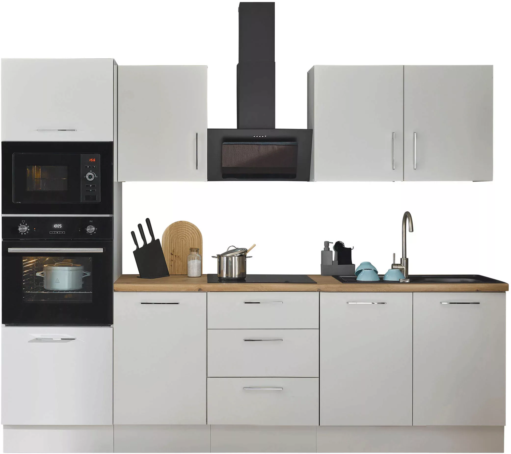 BASIC by Balculina Küchenzeile "Turin", Breite 270 cm, wahlweise mit E-Gerä günstig online kaufen