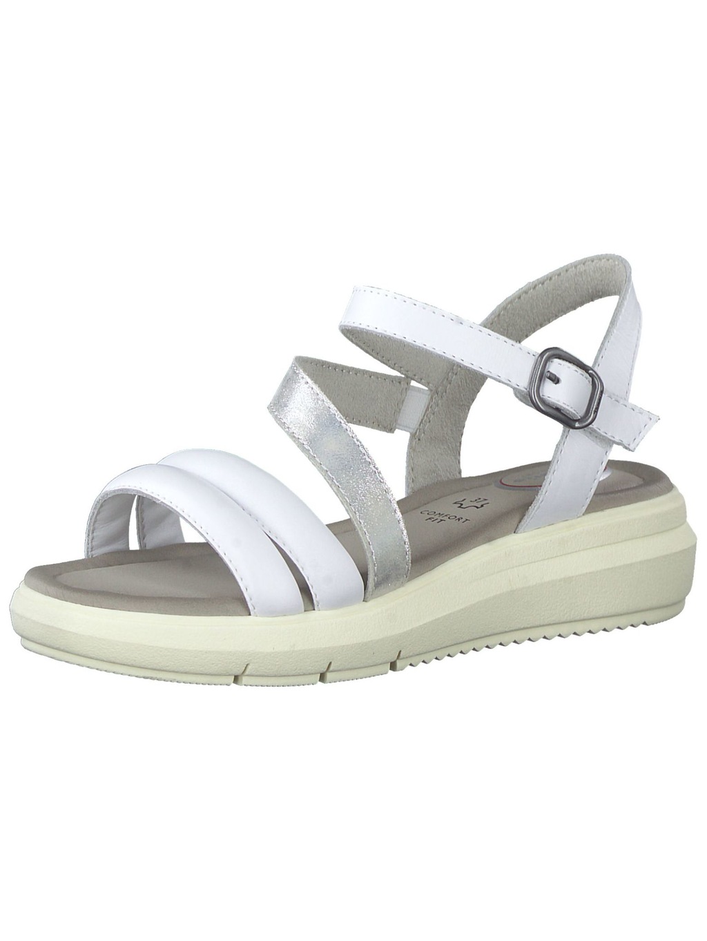 Tamaris Riemchensandale "Tamaris Sandalen Leder" günstig online kaufen