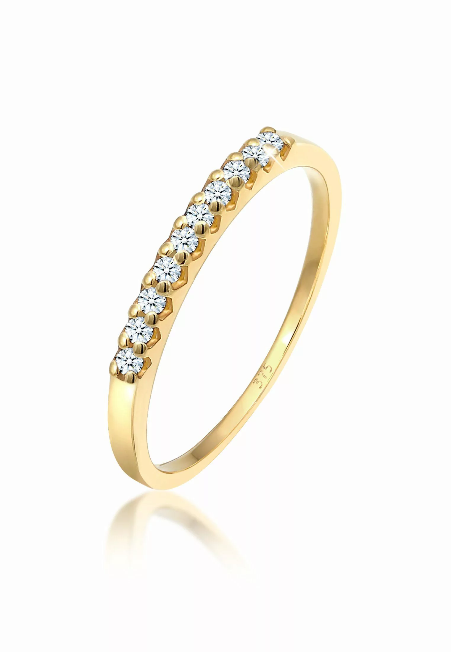 Elli DIAMONDS Diamantring Microsetting Diamant (0.15 günstig online kaufen