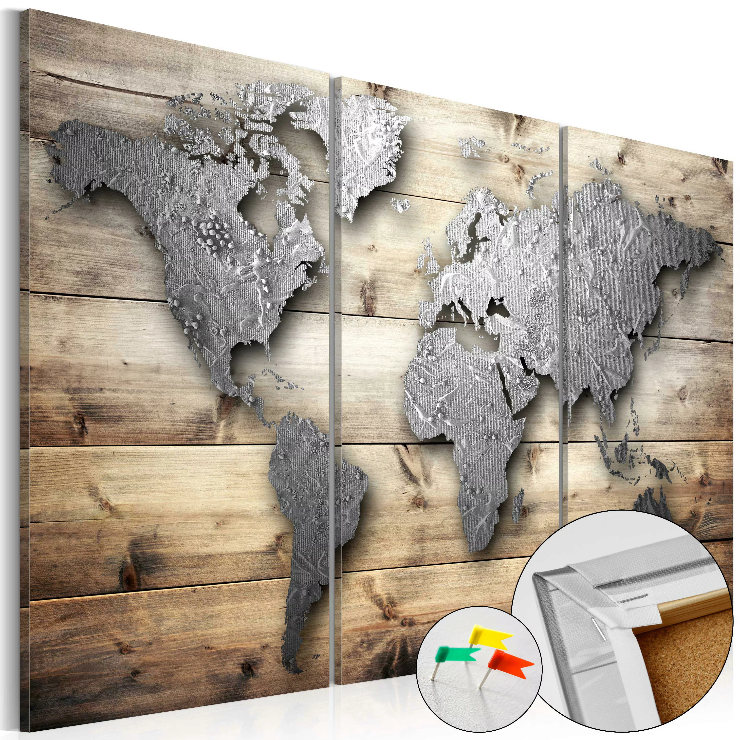 Korkbild - Doors To The World [cork Map] günstig online kaufen