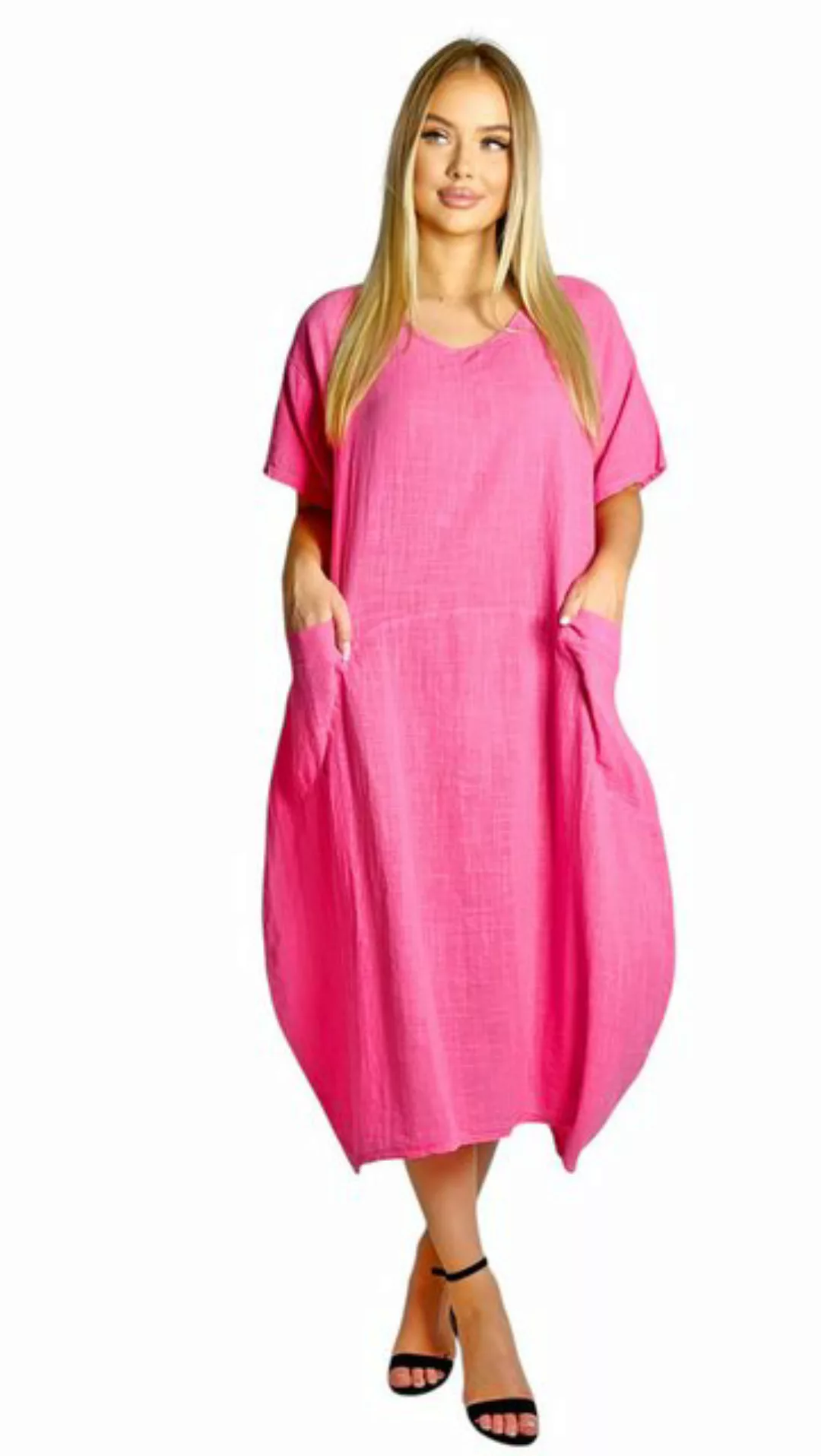 Mississhop Sommerkleid Leicht und Lebendig – 100 % Baumwollkleid M.387 günstig online kaufen