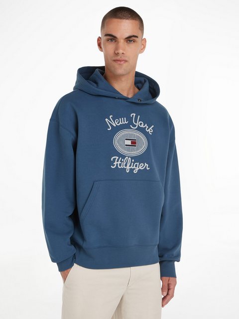 Tommy Hilfiger Hoodie HILFIGER NY HOODY mit kontrastfarbenen Print günstig online kaufen